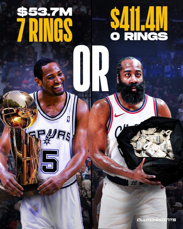 Horry：我愿意為Money Harden賺取4枚戒指 但我仍然喜歡贏得冠軍的事實